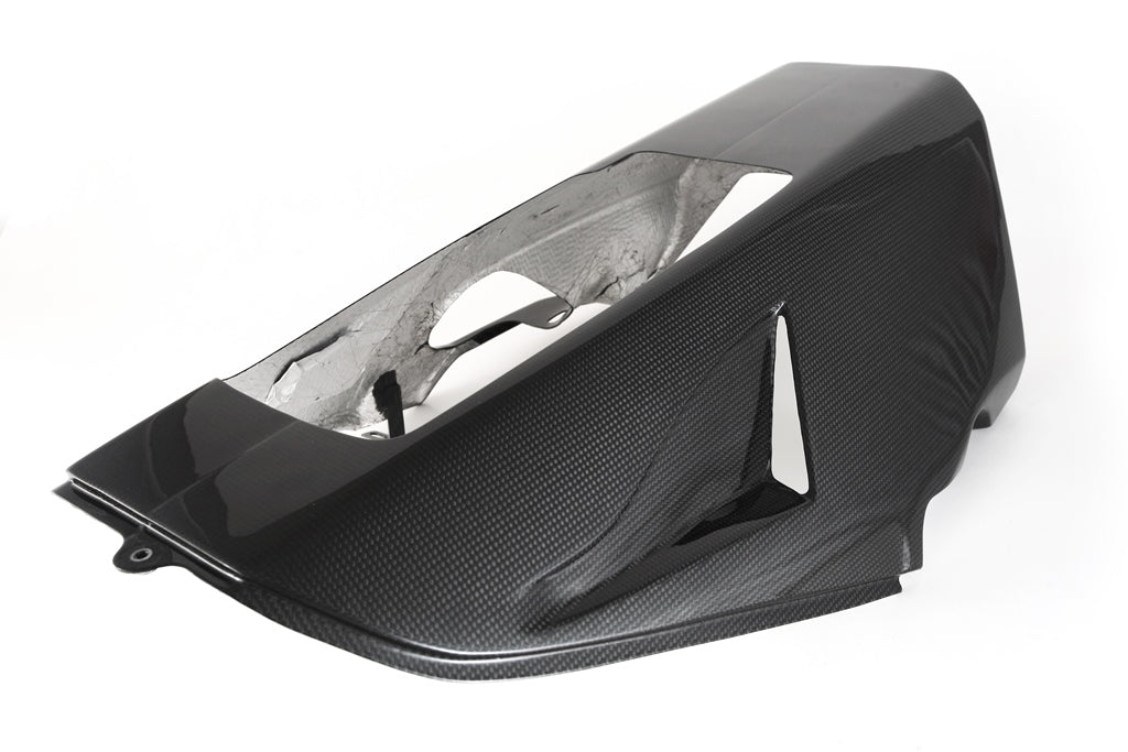 Fullsix Carbon Belly Pan - For Akrapovic Underseat Exhaust