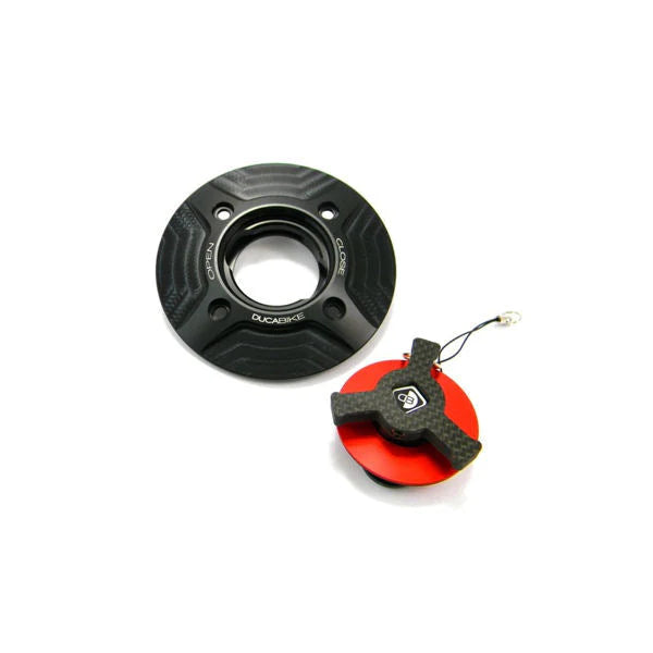 Ducabike DBK TSB04 Gas Fuel Cap With Carbon Fiber Key For Ducati Panigale V4 V4S V4R