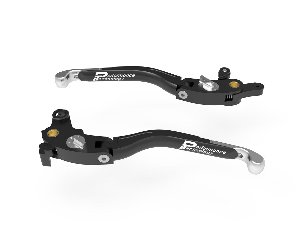 Ducabike DBK LEA20 BMW Brake / Clutch Adjustable Levers Eco GP 2 - BLACK-SILVER