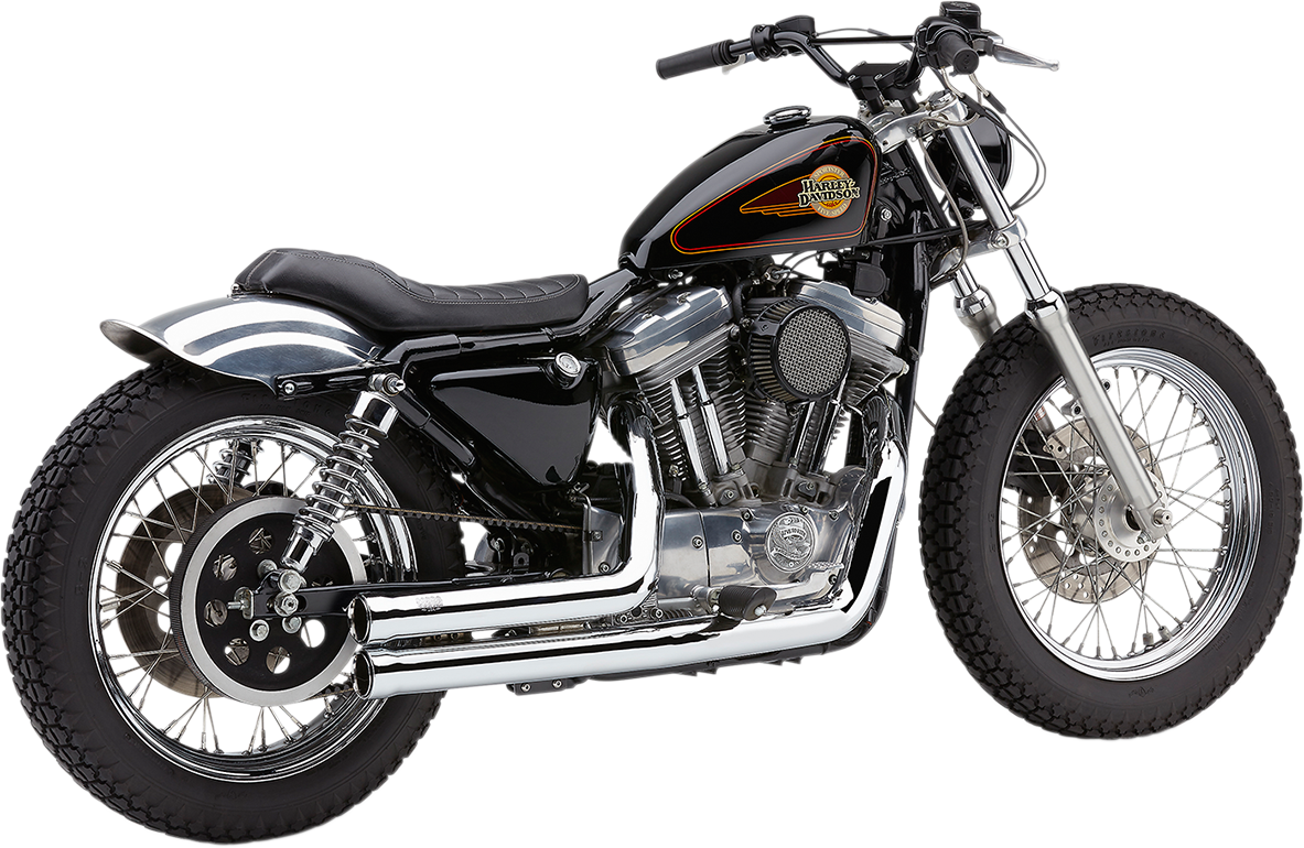 Cobra 909 Exhaust - Chrome - '86-'03 XL