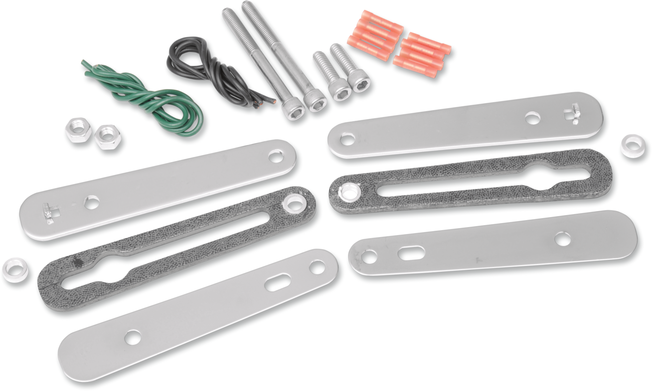 Saddlemen Turn Signal Relocation Kit - Softail - Chrome