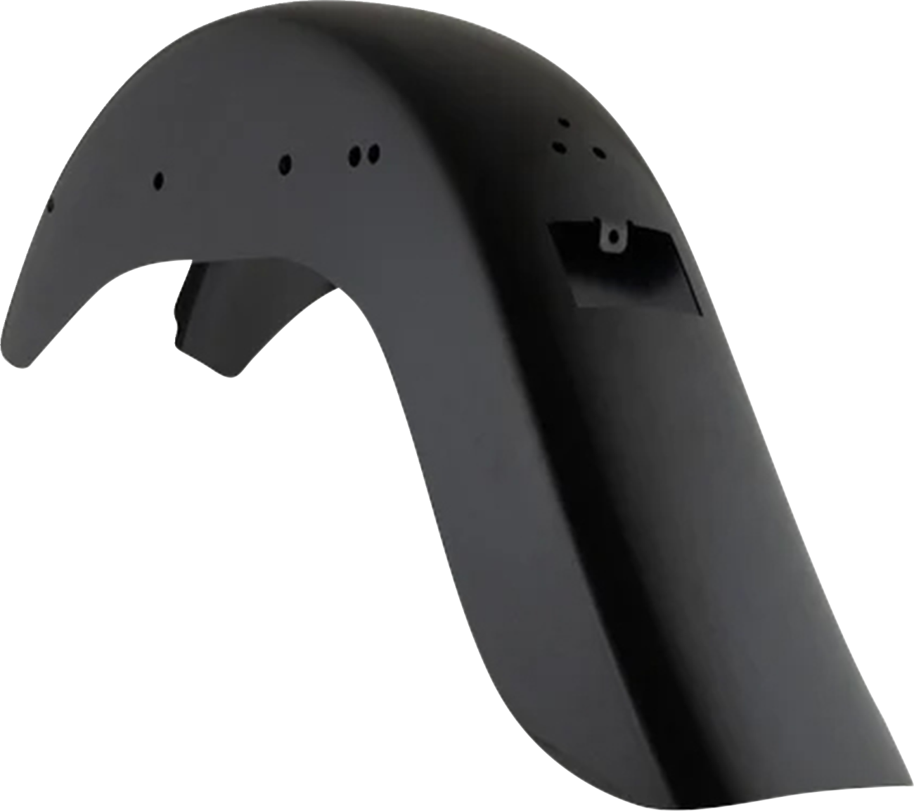 Klock Werks 4" Stretched Rear Fender - Stock Taillight Cutout - HD Softail
