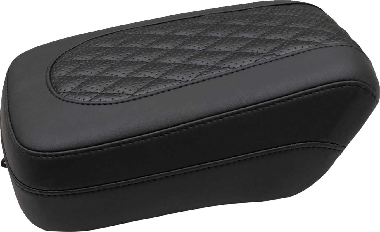 Mustang Squareback Seat - Passenger - Black - Diamond Stitch - Chief '22-'24