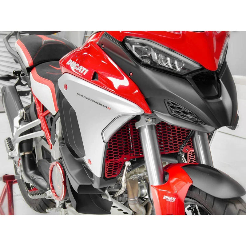 Ducabike DBK Radiator And Oil Cooler Guard For Multistrada V4 S Pikes Peak RS