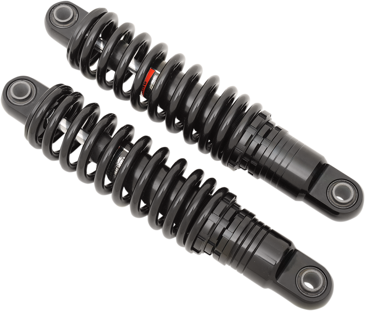 Drag Specialties Shocks Premium Ride-Height Adjustable Shocks - 12" - Standard - Black