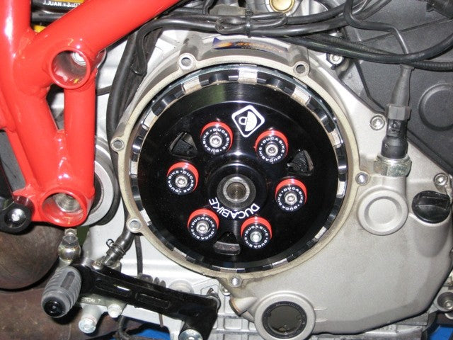 Ducabike DBK FA6M01 Slipper Clutch 6 Springs Special Edition - BLACK-RED