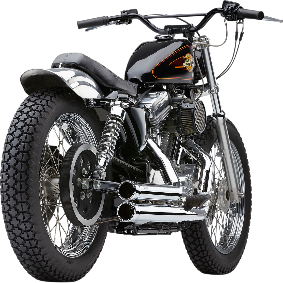 Cobra 909 Exhaust - Chrome - '86-'03 XL
