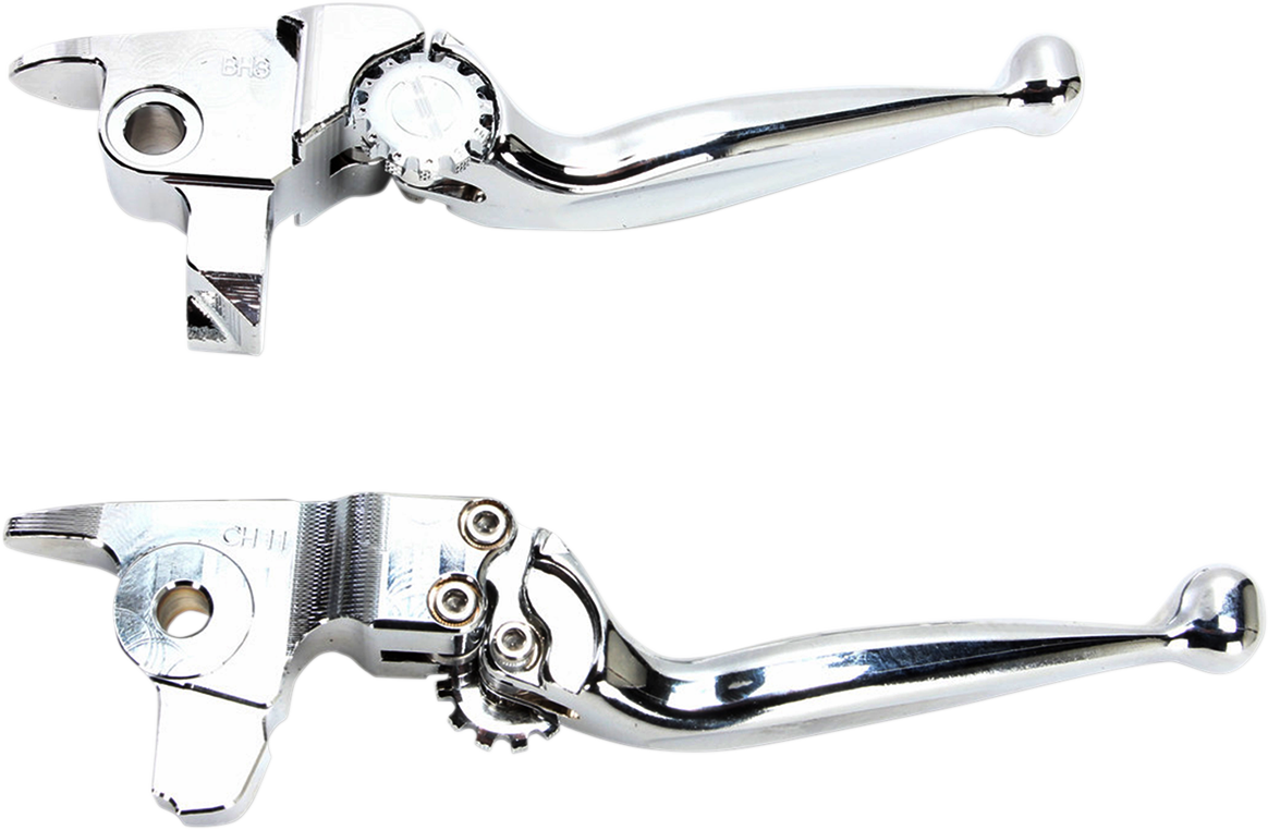 PSR Journey Adjustable Lever Set For Harley Models - Chrome