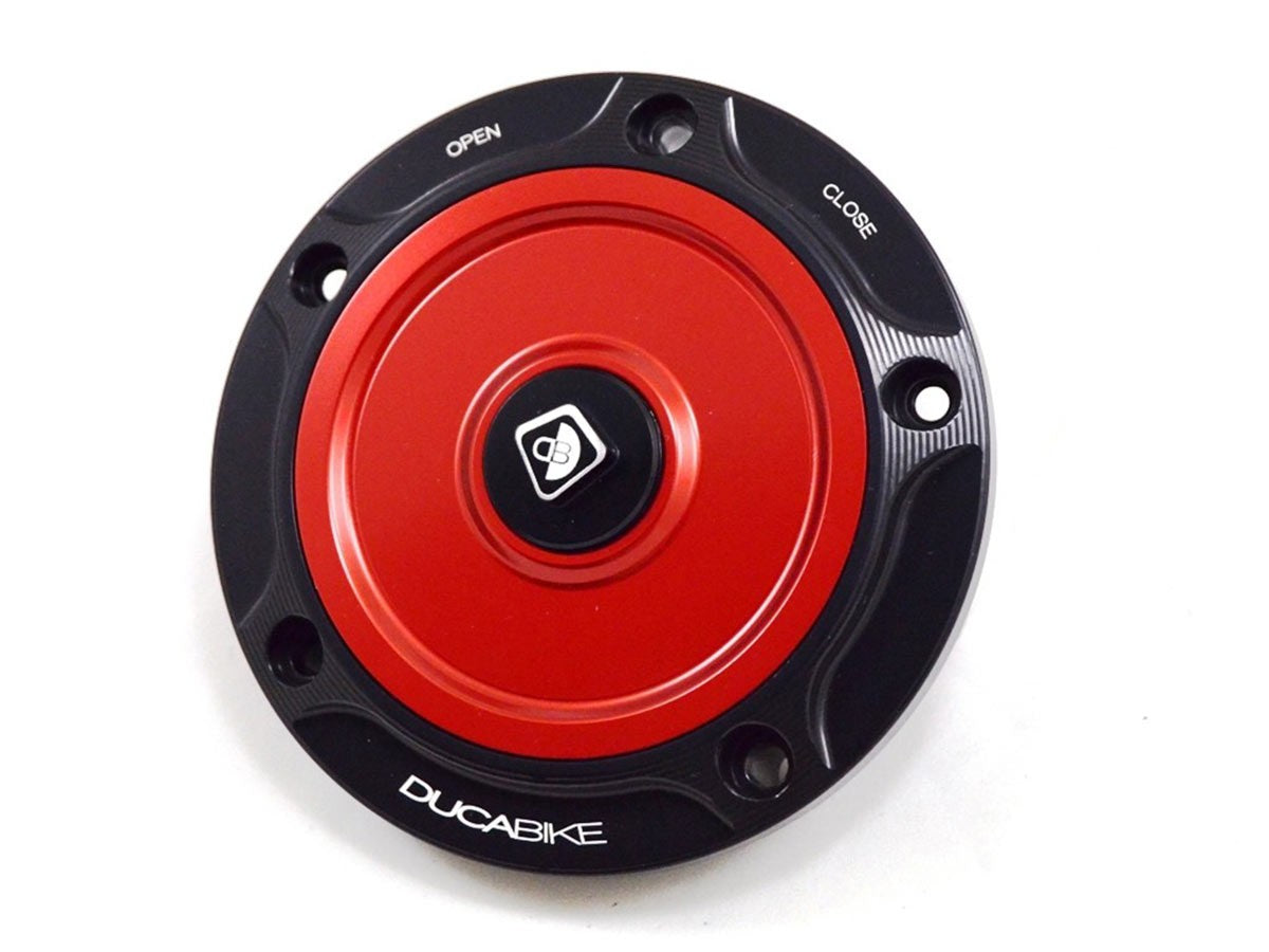 Ducabike DBK Tsb06 Fuel Tank Cap - BLACK-RED