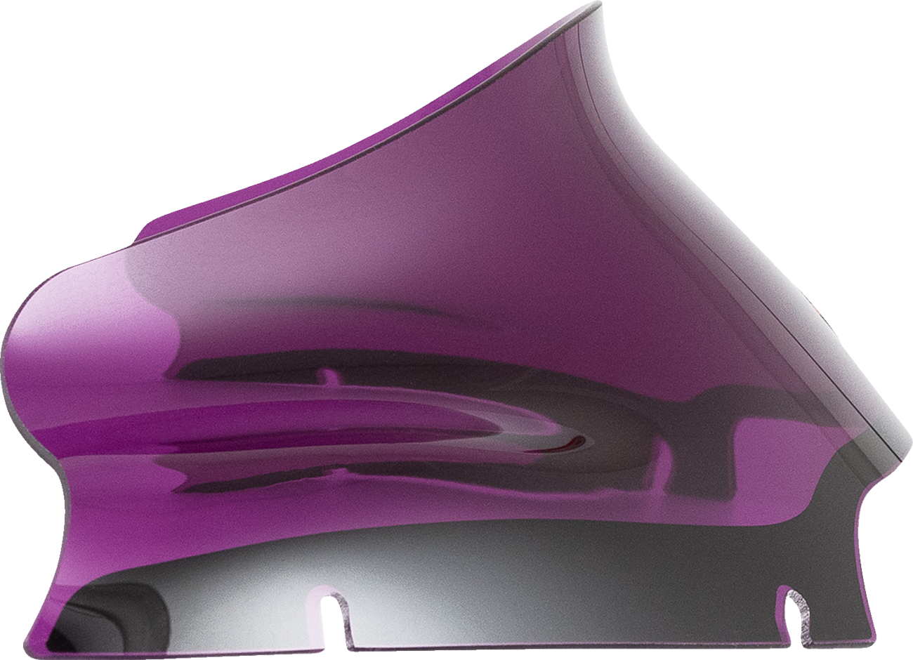 Klock Werks Kolor Flare® Windshield - 6" - Purple - '15-'25 FLTR