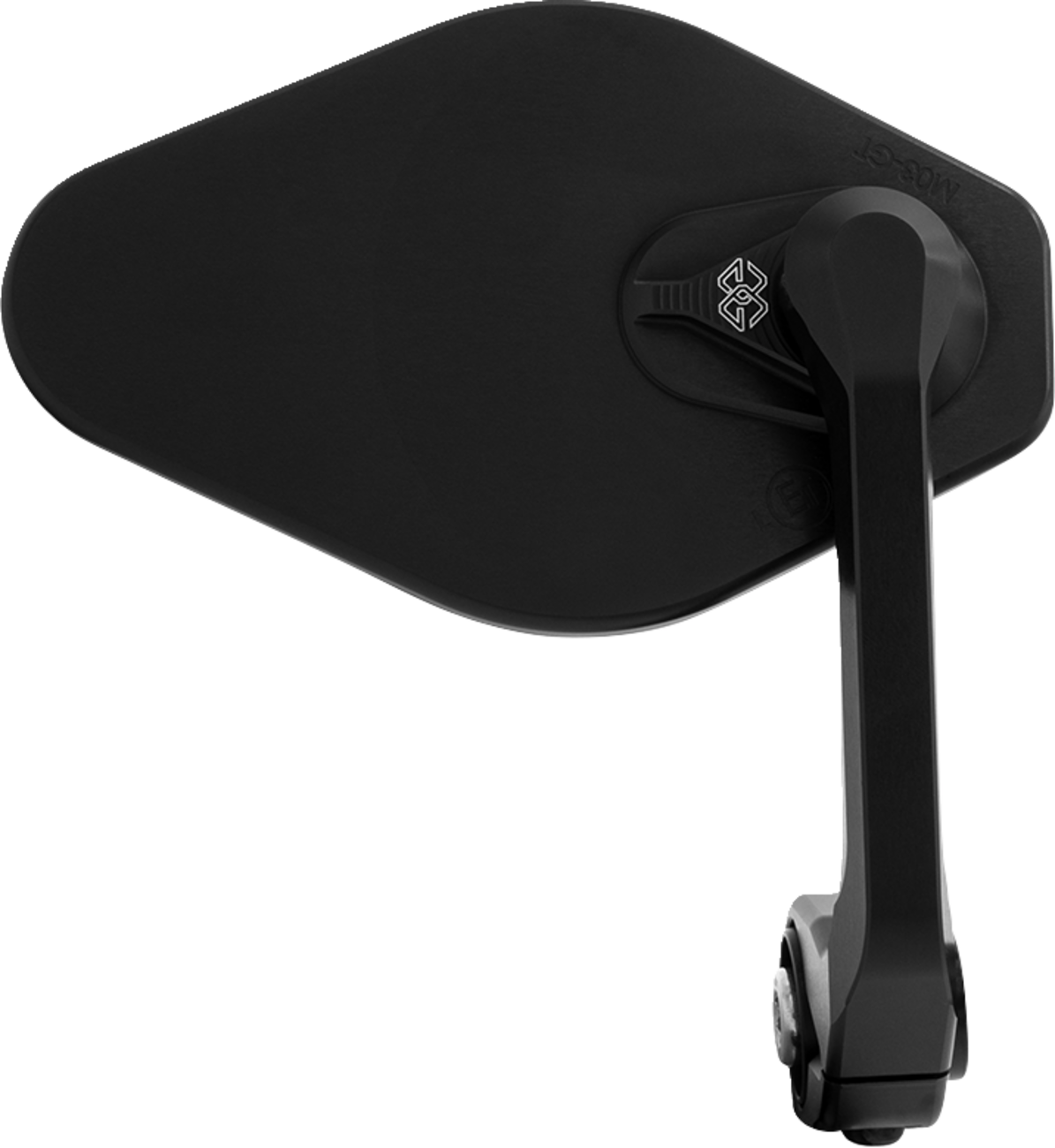 Gilles Tooling Mirror - STRATOS - Side View - Diamond - Black - Right/Left - Each