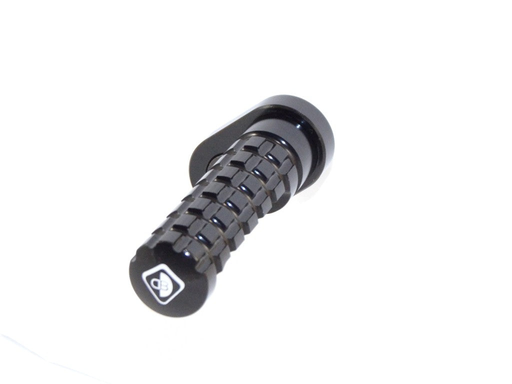 Ducabike DBK PPSCRA02 Adjustable Foot Pegs Scrambler - BLACK