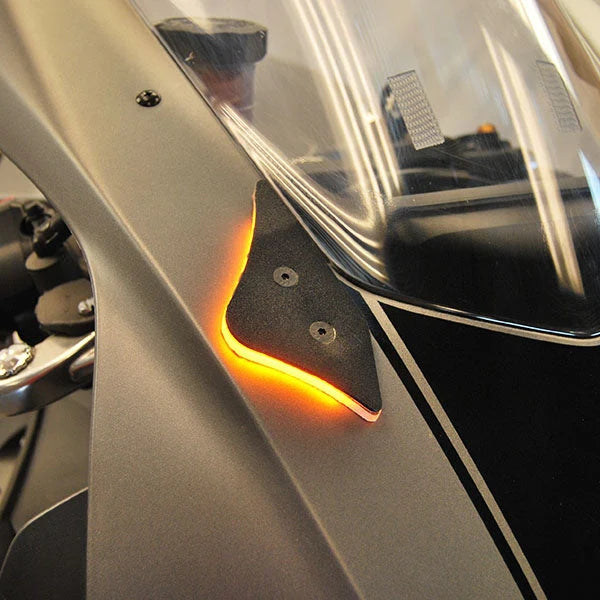 NRC Yamaha R1 Mirror Block Off Turn Signals (2015-2019)
