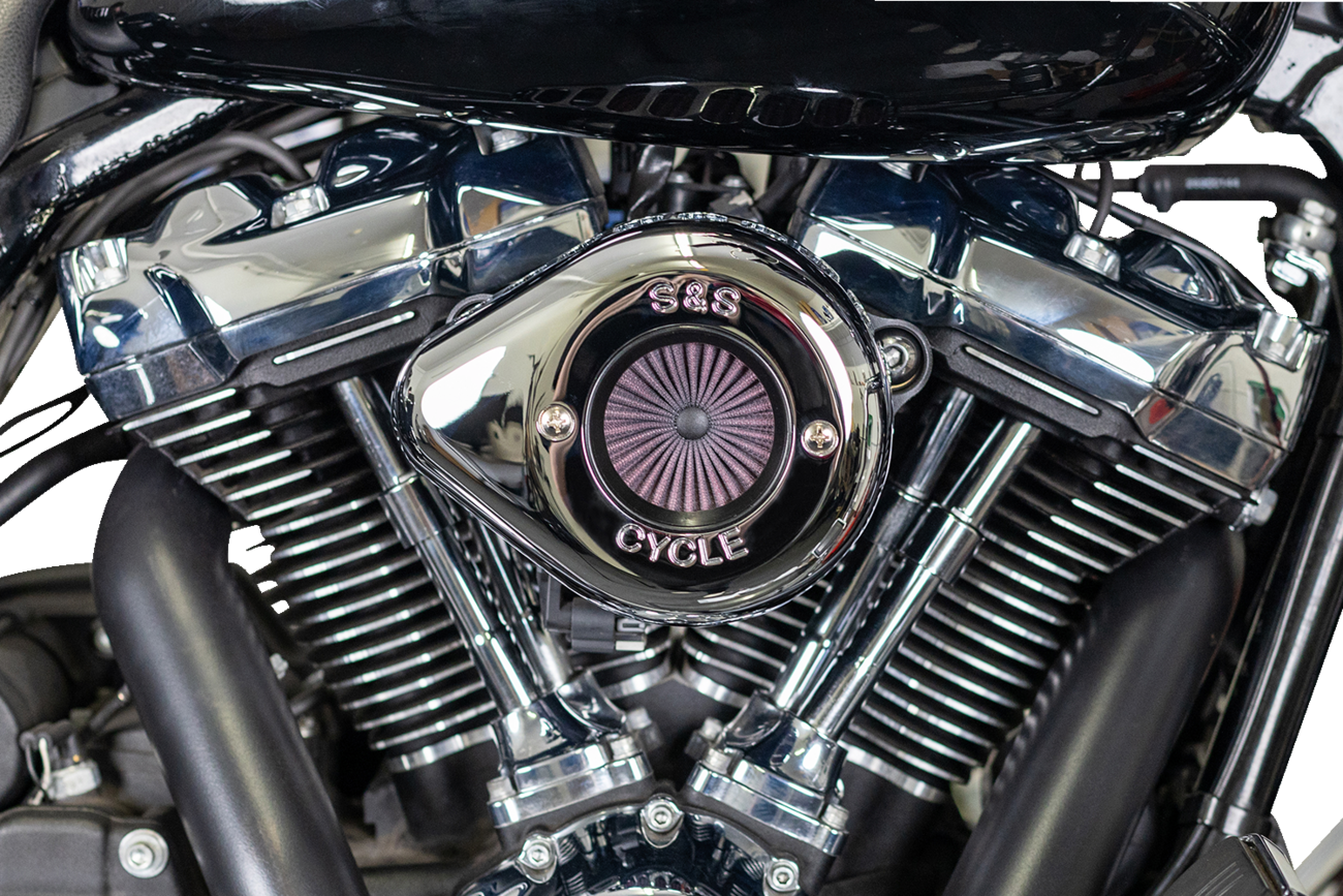 S&S Cycle Air Stinger Stealth Air Cleaner Kit - Chrome