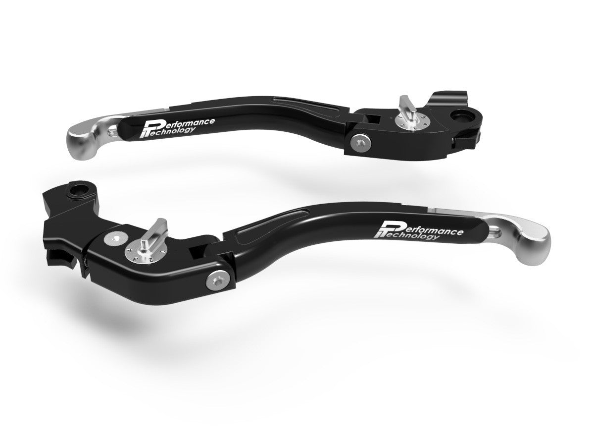 Ducabike DBK LEA04 Brake / Clutch Adjustable Levers Eco GP 2 - BLACK-SILVER