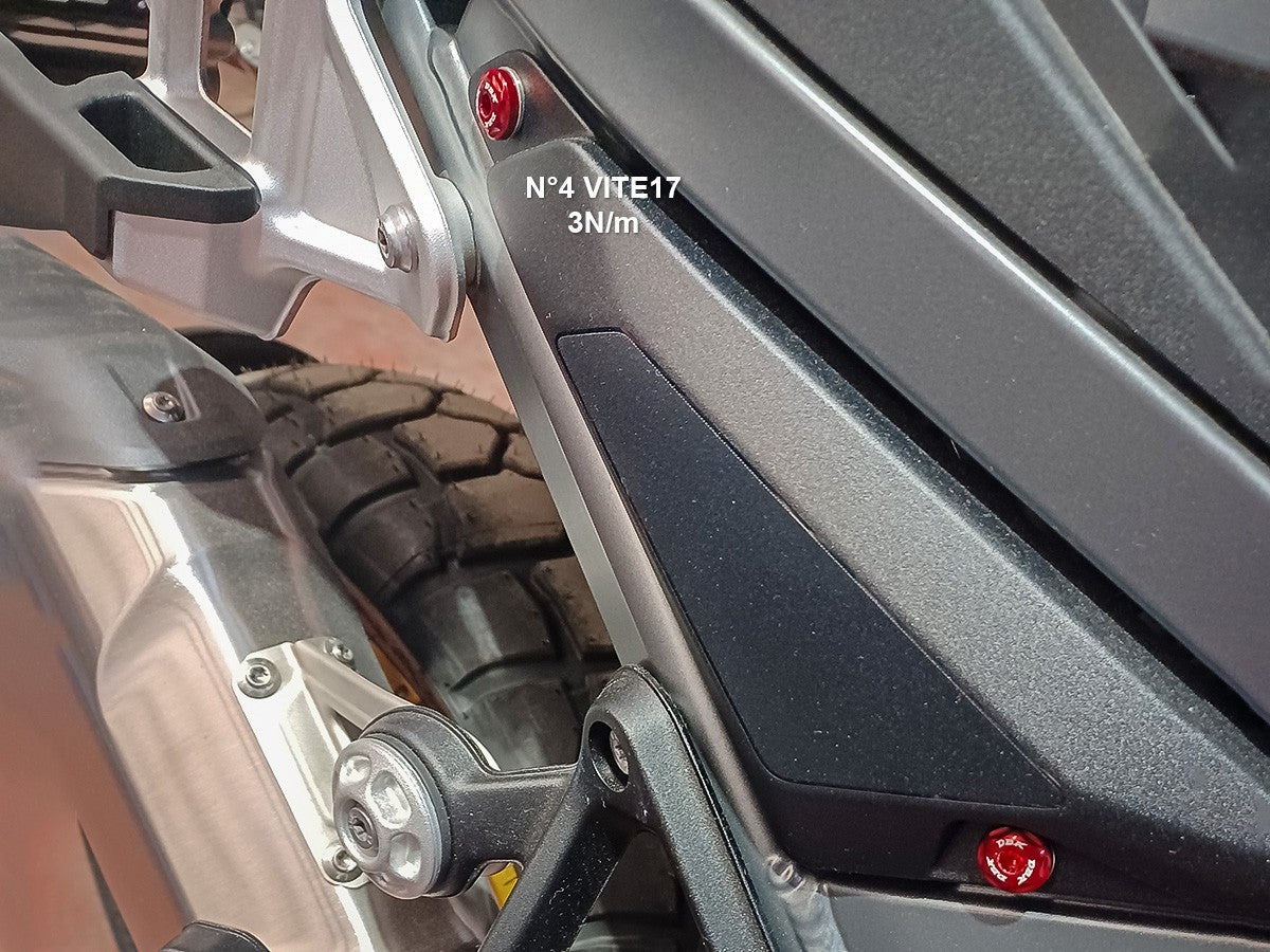 Ducabike DBK KVT96 BMW R1300GS Adventure Rear Cover Frame Screws Kit