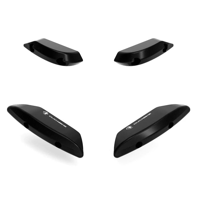 Ducabike DBK 3D Wing Delete Block Off Plates For Ducati Streetfighter V4 V4S - Black