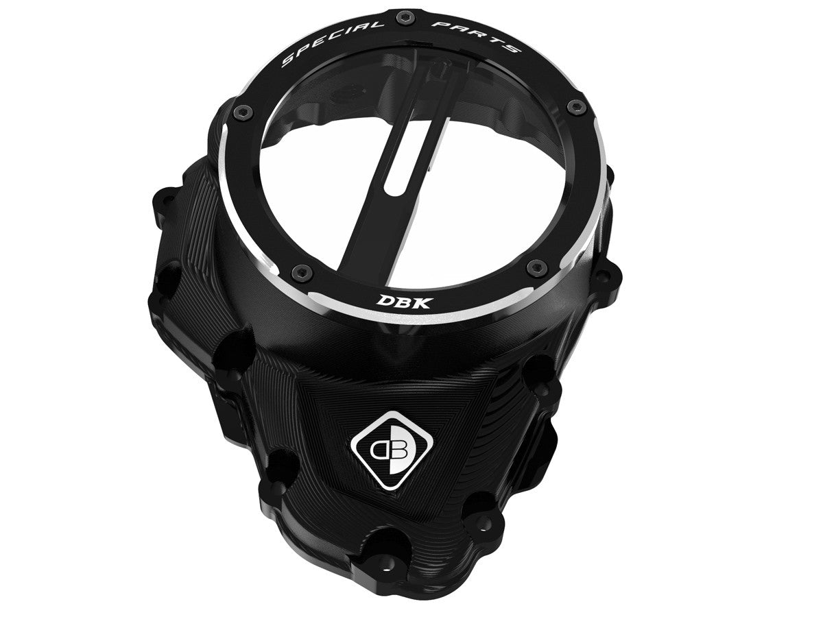Ducabike DBK Ccdv16 Triumph Clear Clutch Cover Oil Bath 3D-EVO - BLACK-BLACK