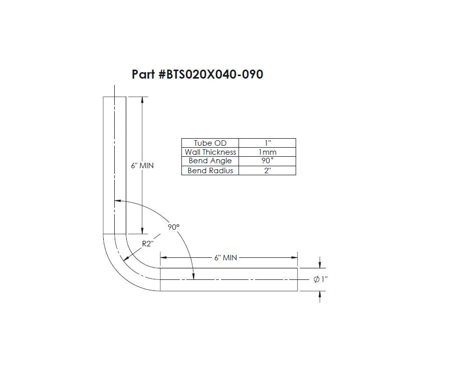 Yoshimura Builder Series 90 Degree Bends