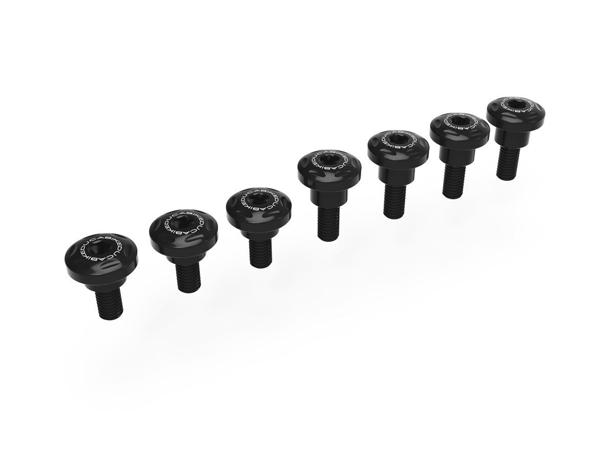 Ducabike DBK KVT31 DesertX Kit Screws Frame Fairing - BLACK