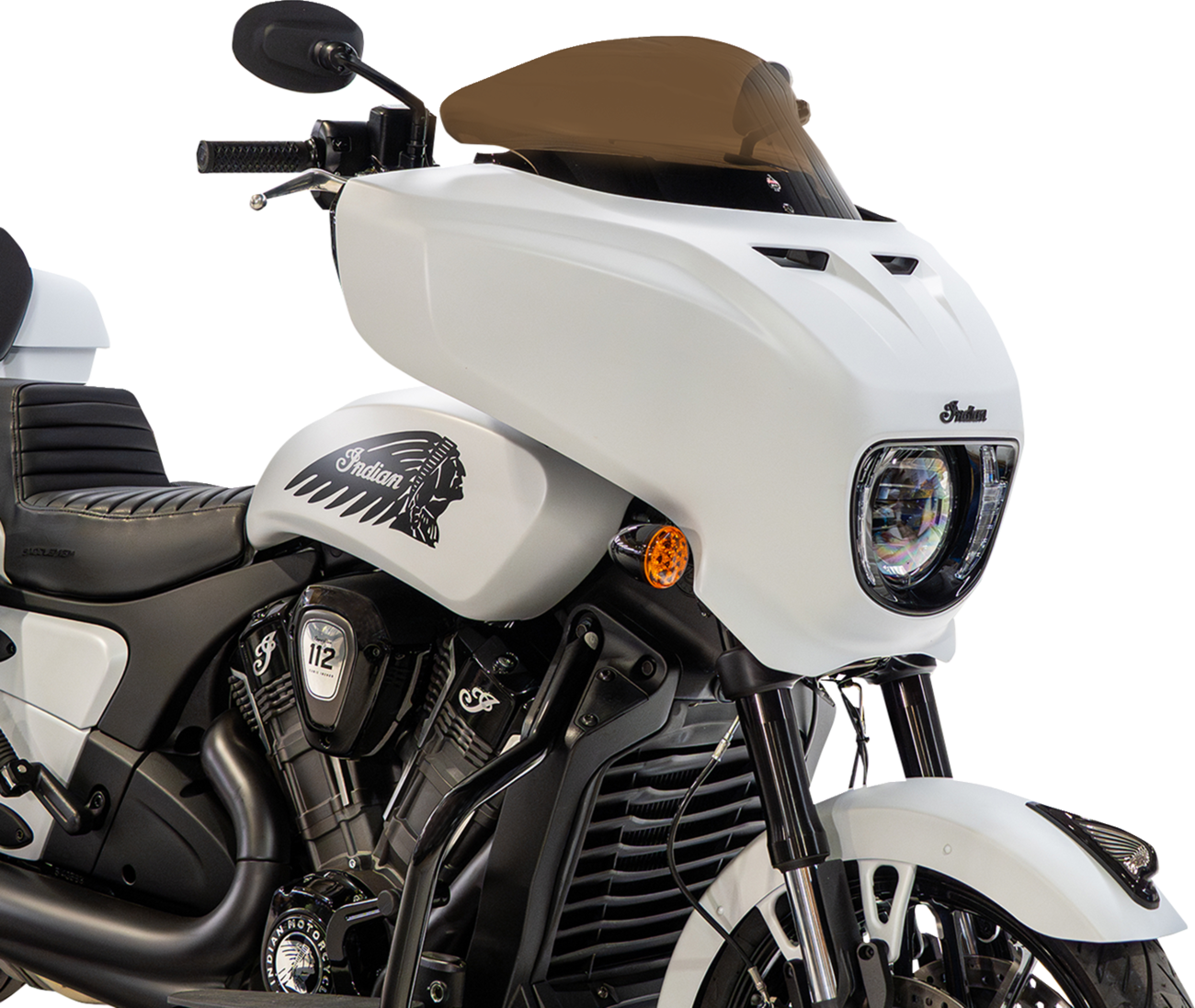 Klock Werks Windshield - 9" - Bronze - Chieftain PowerPlus/Roadmaster PowerPlus