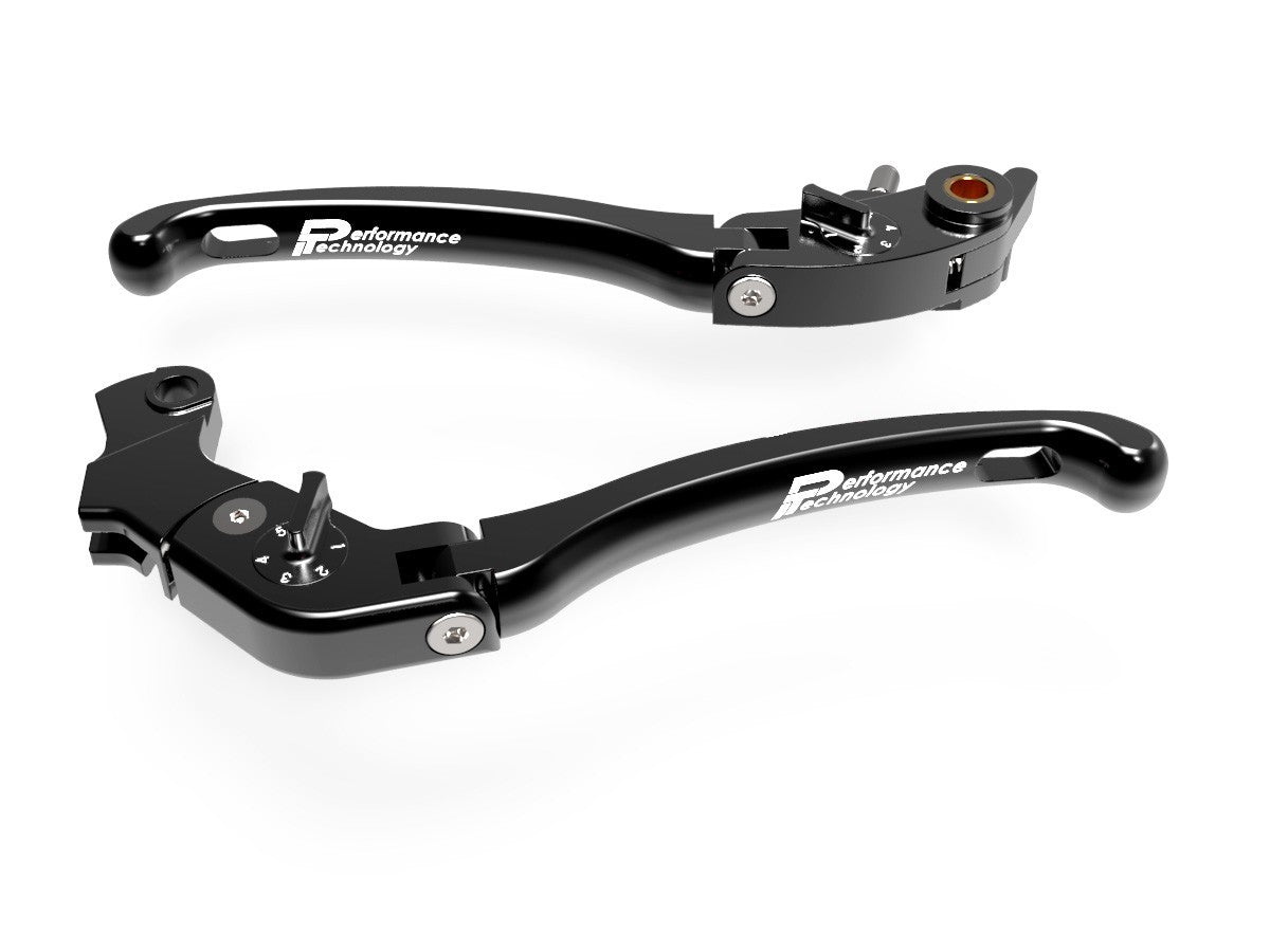 Ducabike DBK LE09 Brake / Clutch Adjustable Levers Eco GP 1 - BLACK-BLACK