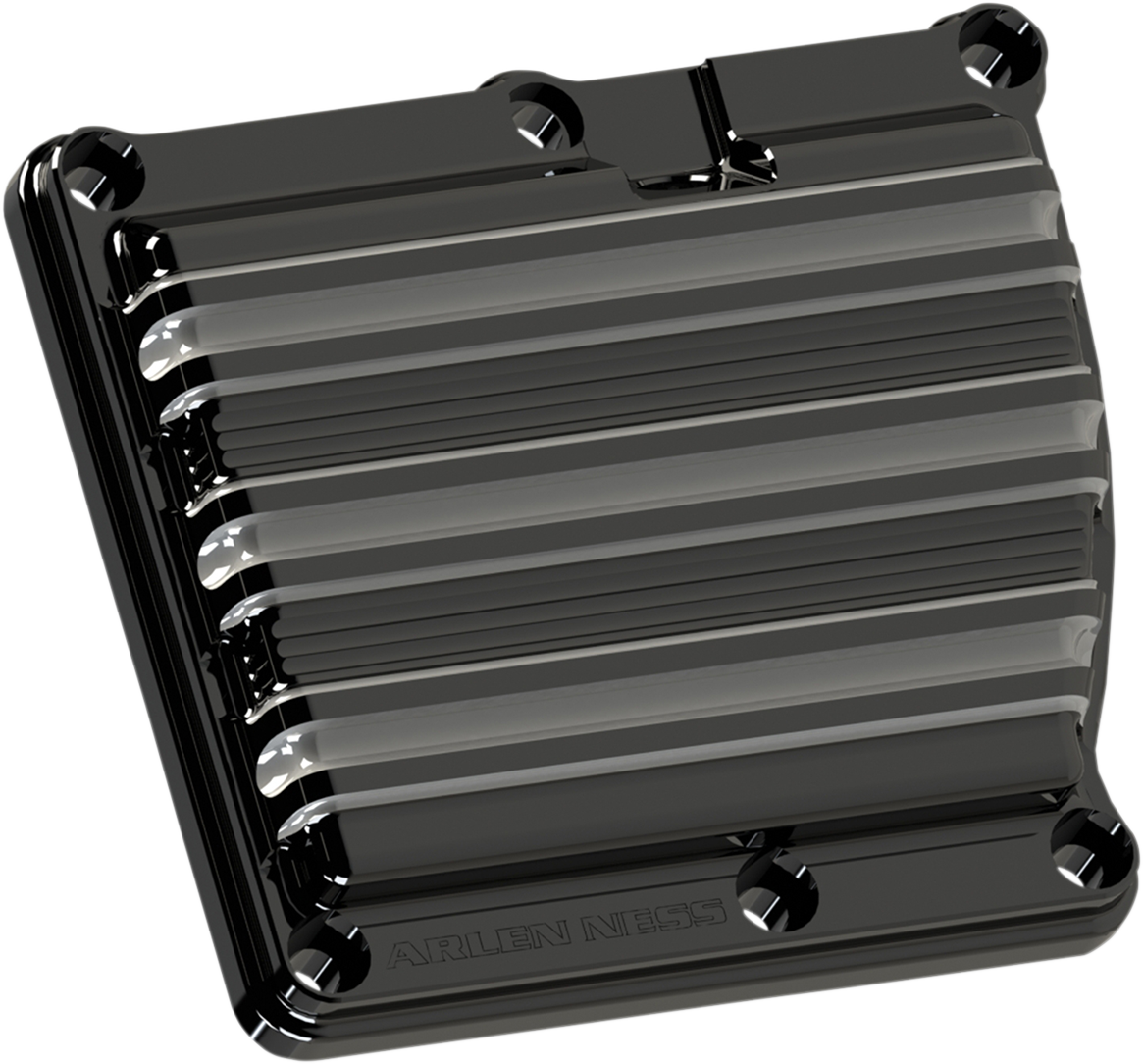Arlen NESS 10-Gauge Transmission Top Cover - Black/Machined - '17-'25 Harley-Davidson