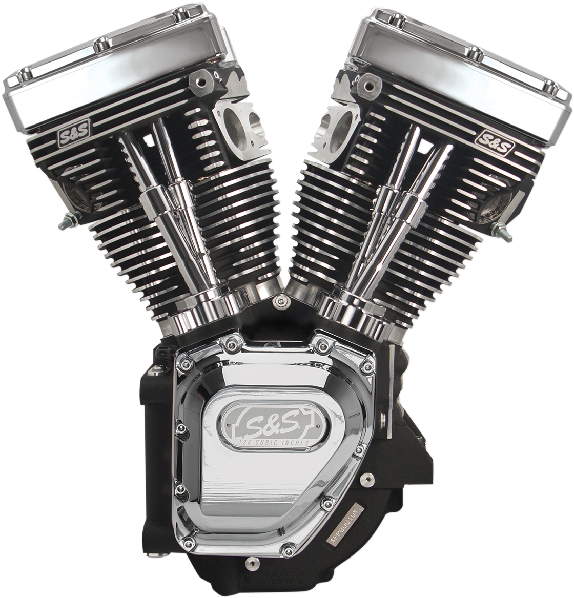 S&S Cycle T124 High Compression Long Block Engine