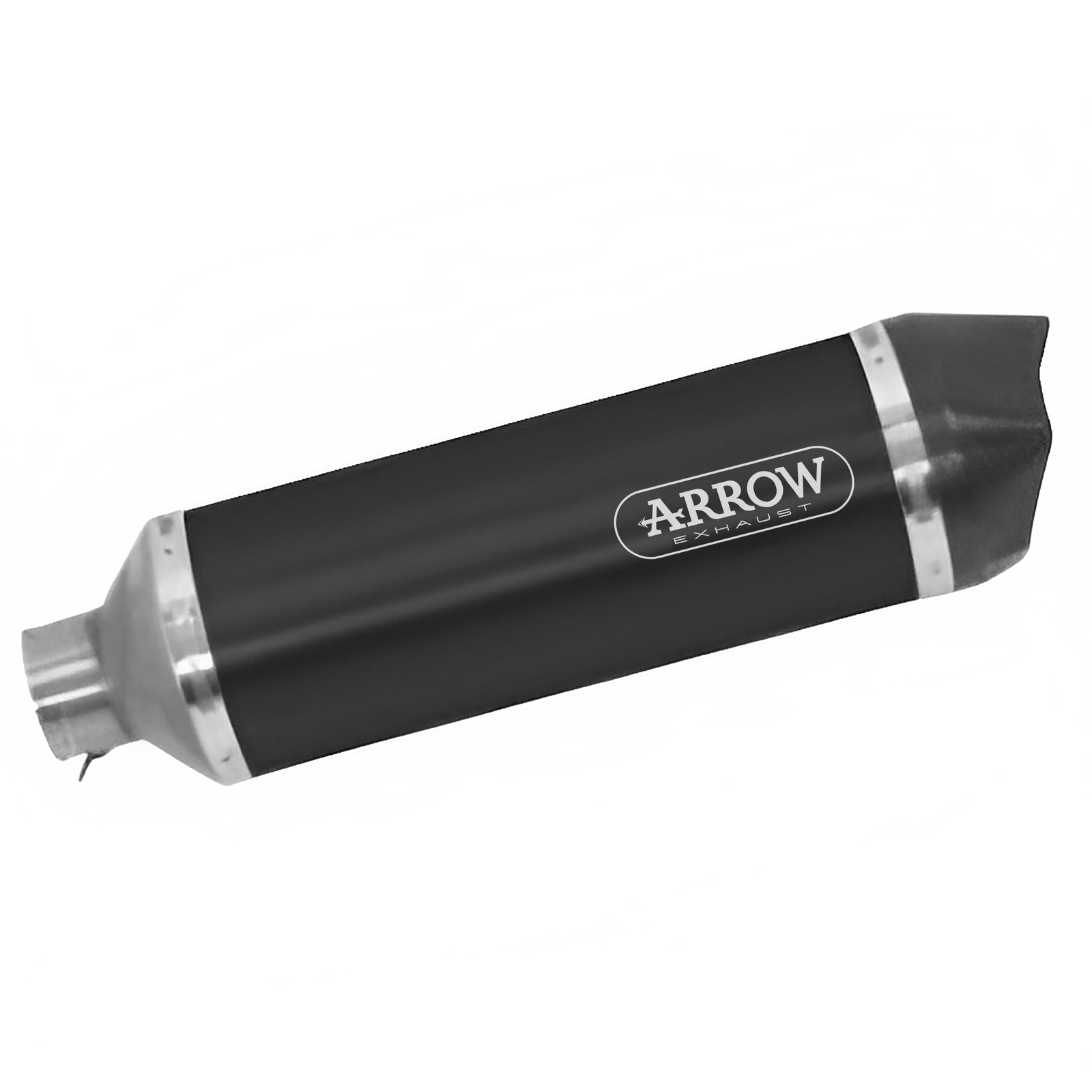 73515AKN Race-Tech Aluminium Dark Slip On With Carbon End Cap