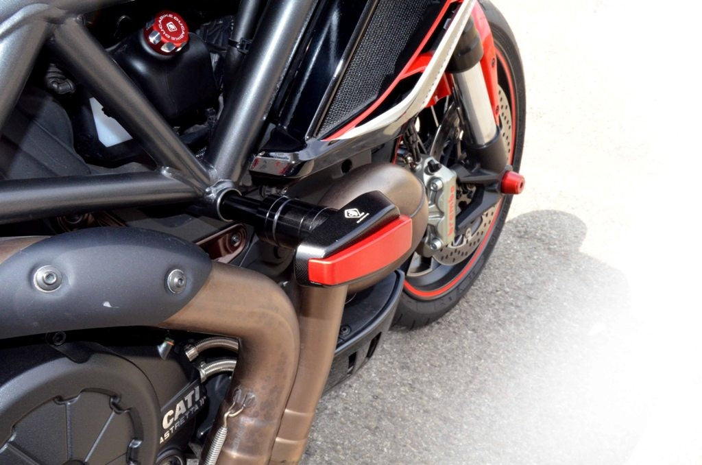 Ducabike DBK Ptdv01 Diavel Protection Frame - BLACK-RED