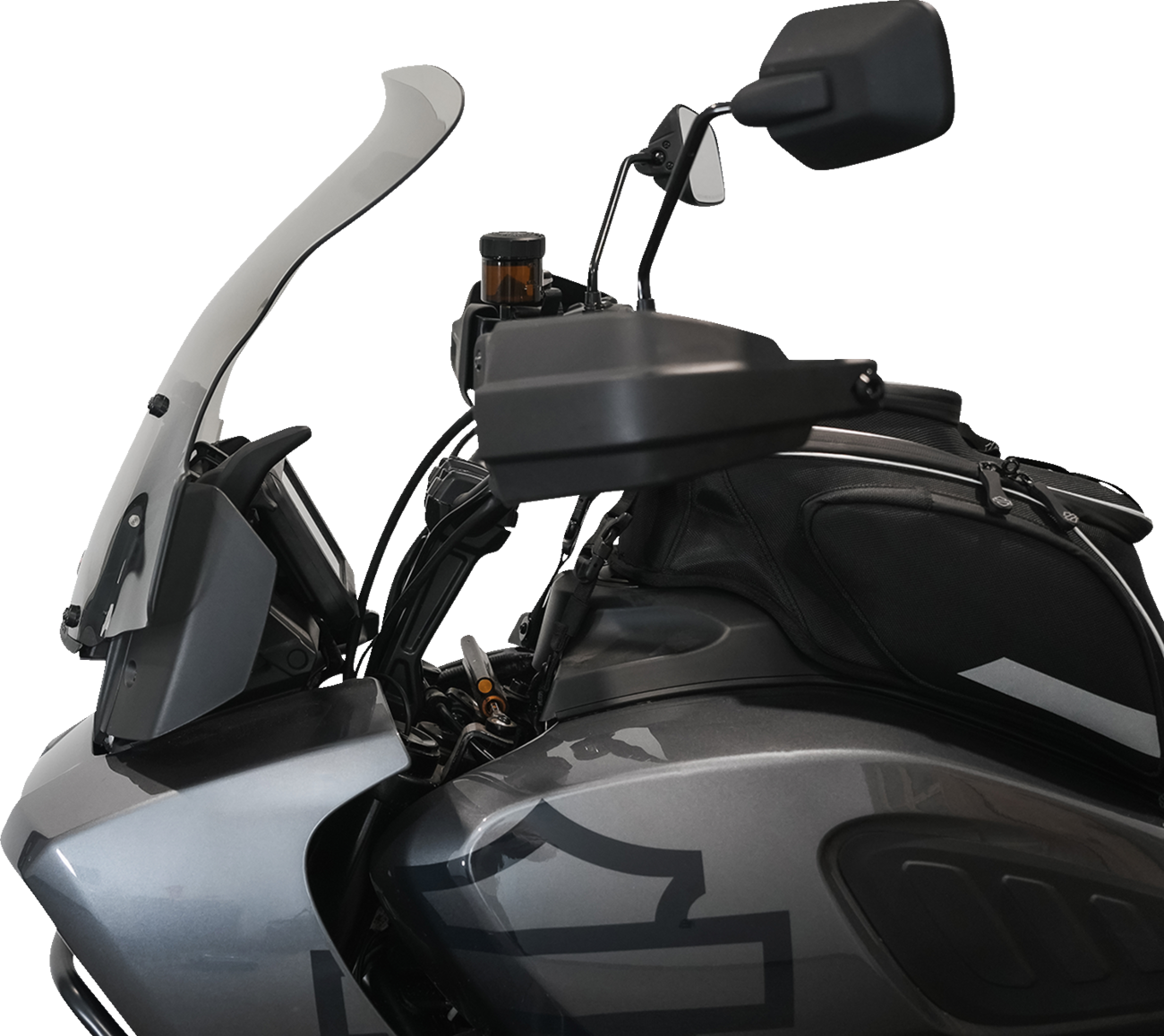 Klock Werks Flare® Windshield - 15-1/2" - Tint - '21-'25 Pan America