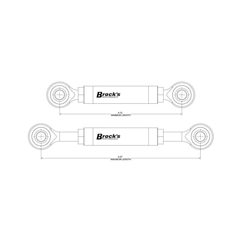 Brocks Performance Adjustable Carbon Fiber DDC Leveling Rod K67 S1000RR