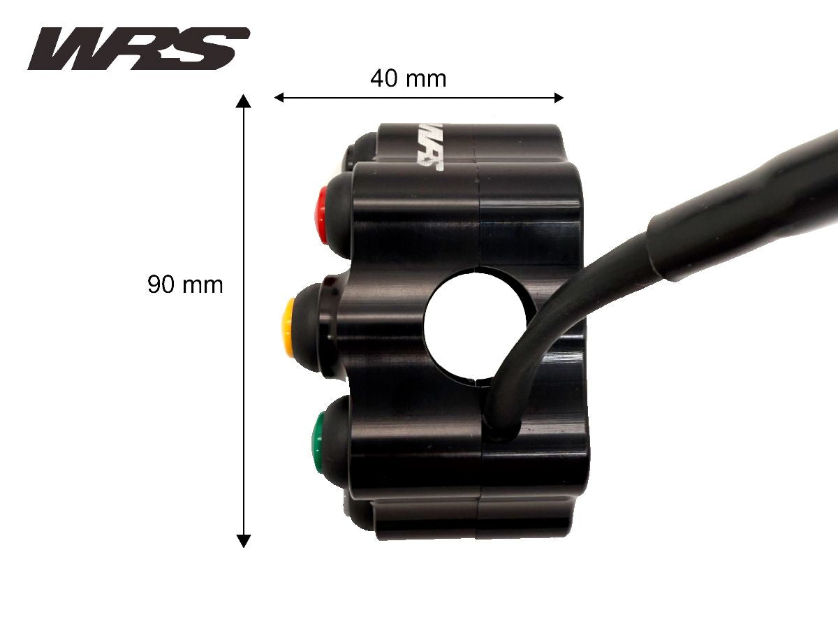 WRS 3 Button Left Racing I2m Switch BMW S 1000 RR 2009-2014 / Panigale V4