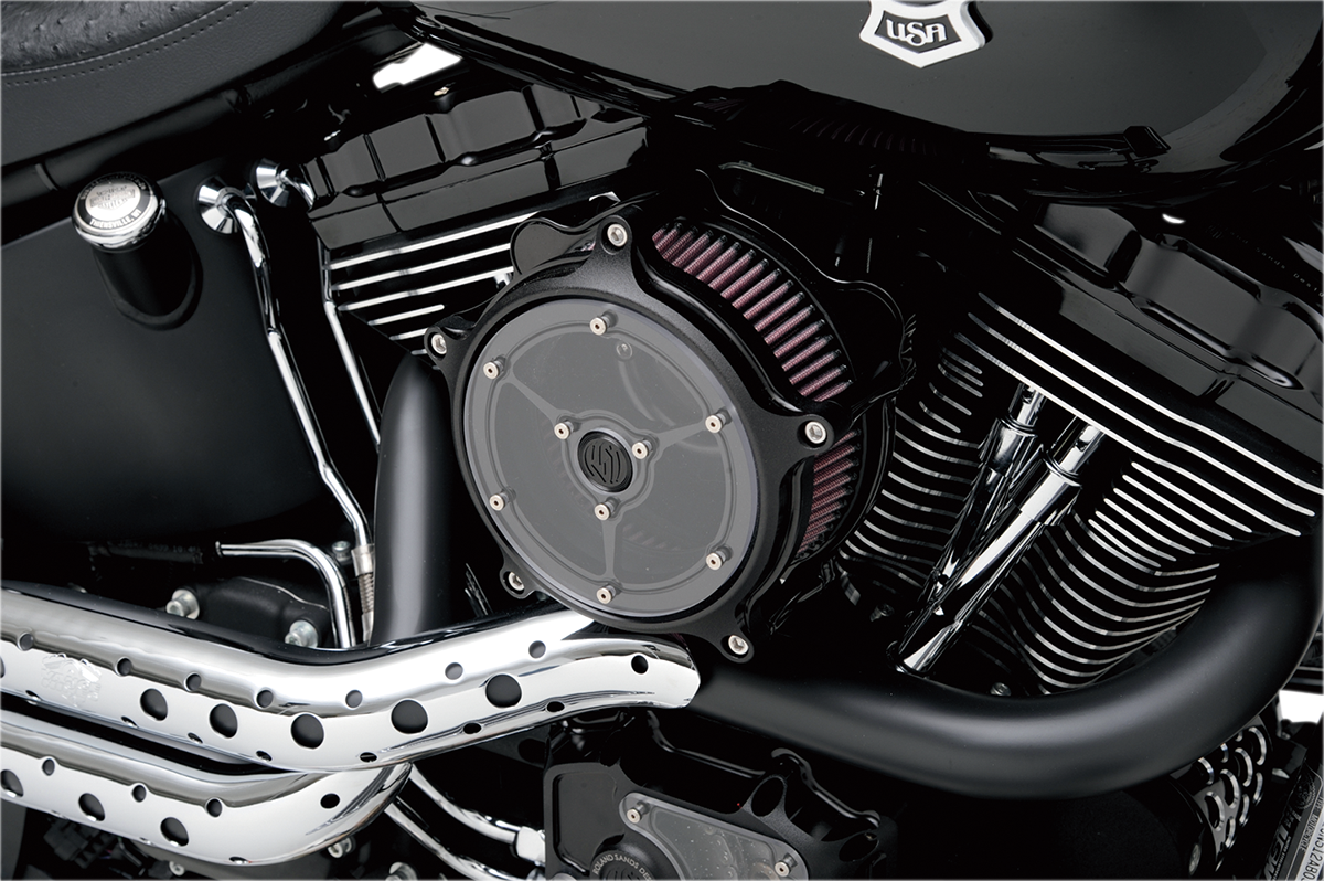 S&S Cycle Super Stock™ Stealth Air Cleaner Kit - Black