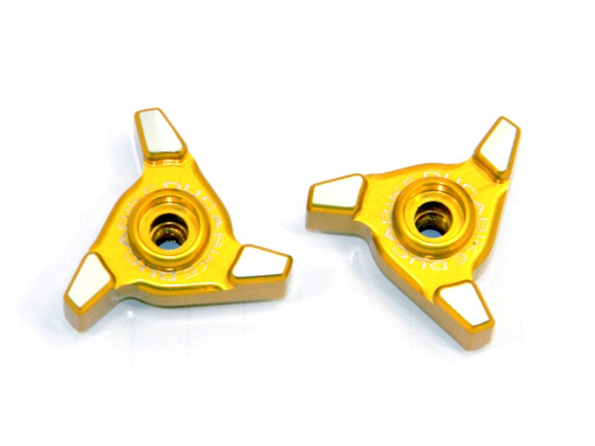 Ducabike DBK RCMTS01 Windscreen Adjustable Knobs - GOLD