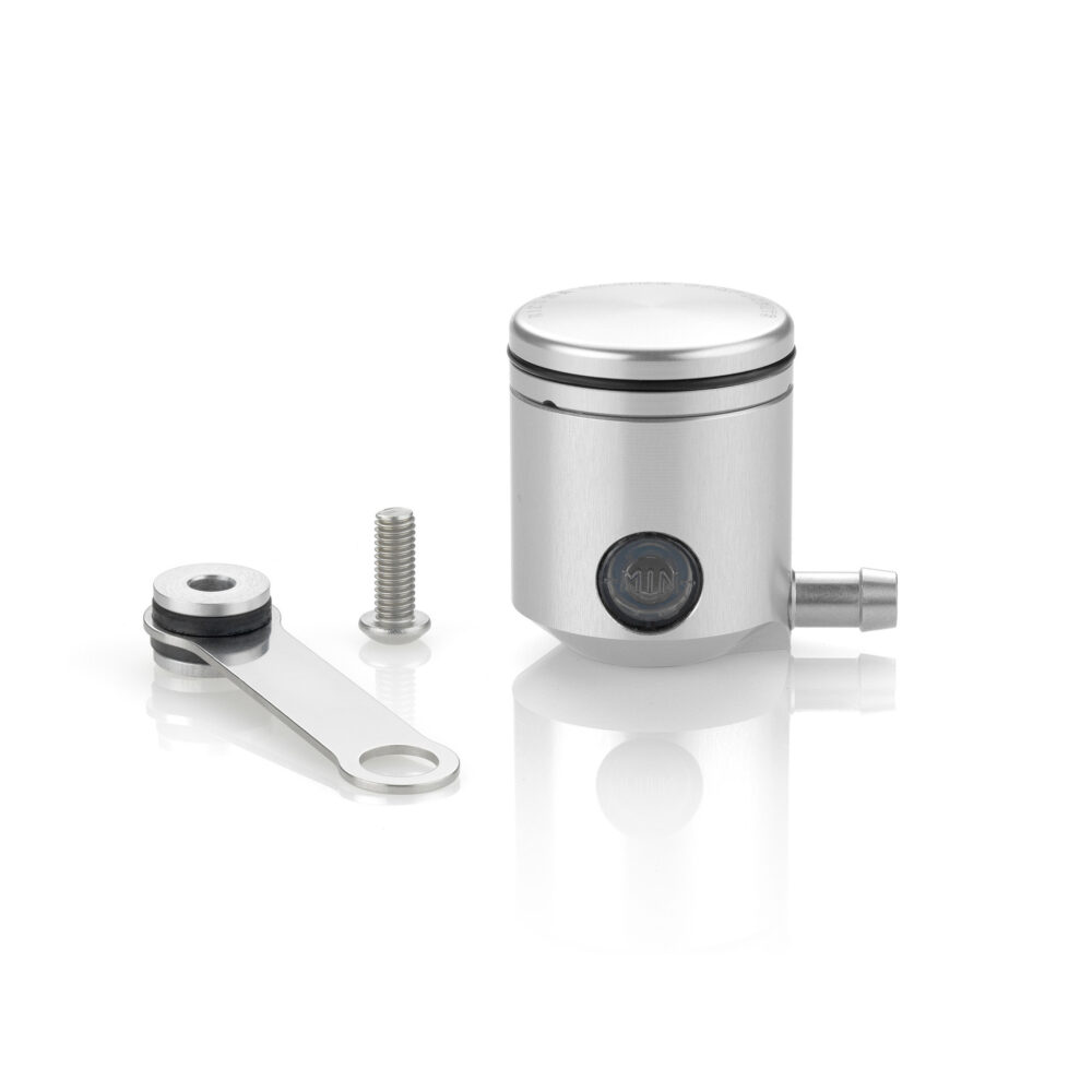 Rizoma Clutch Fluid Reservoir - silver / v-24-cm3-h-49-mm-o-40-mm / 15