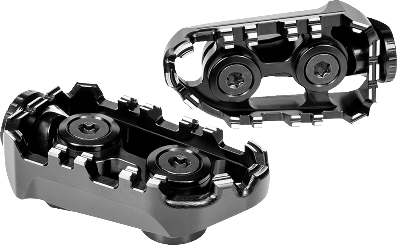 Gilles Tooling Tech-X Enduro Foot Pegs - Driver - Black