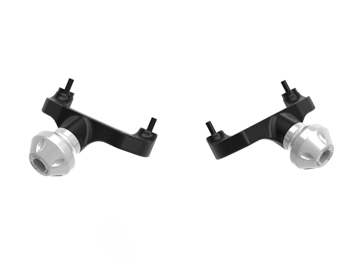Ducabike DBK PTMG02 Moto Guzzi V100 Head And Collector Protection Kit - BLACK-SILVER