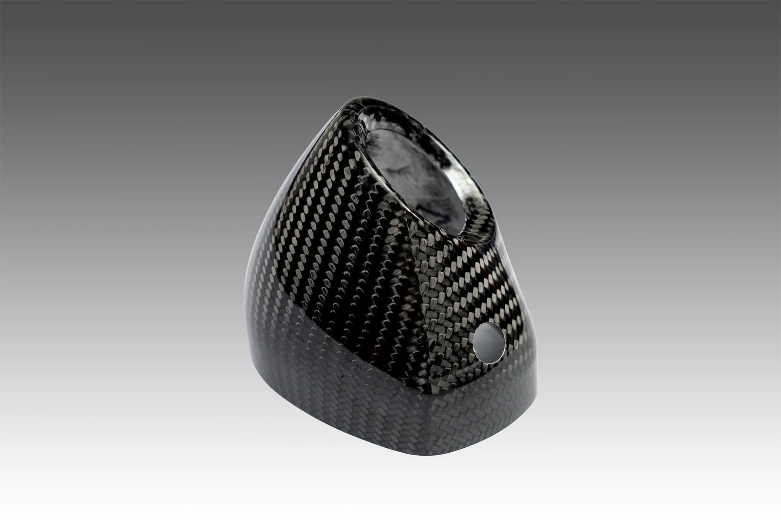 Yoshimura RS4S Carbon Fiber End Cap Cover W/ Insert Hole