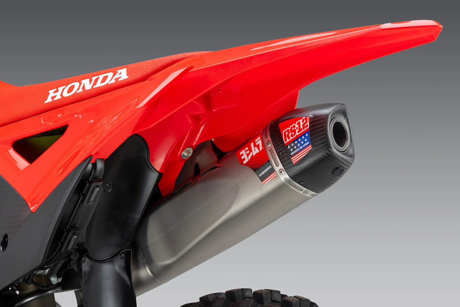 Yoshimura CRF250R/RX 25-26 RS-12 Titanium Full Exhaust, W/ Titanium Muffler