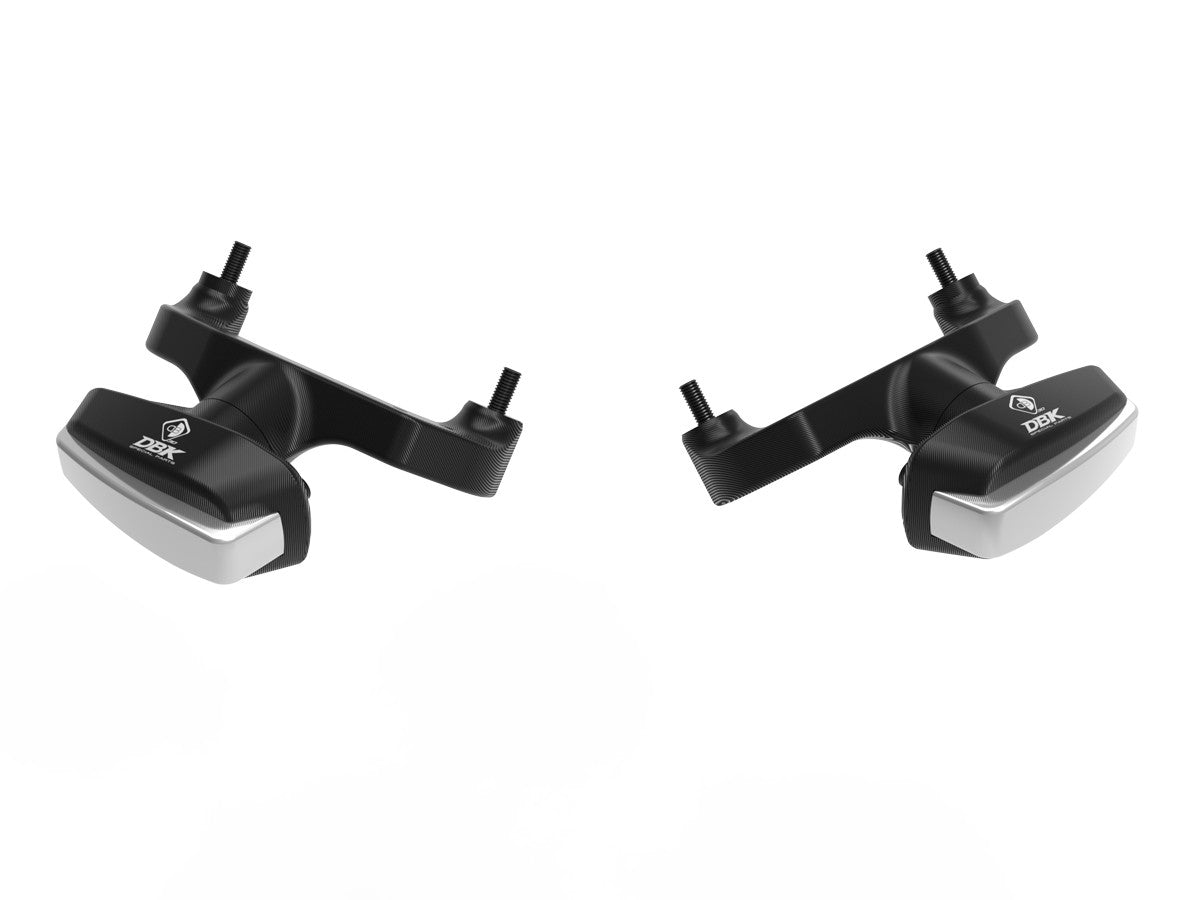 Ducabike DBK PTMG01 Moto Guzzi V100 Head And Collector Protection Kit - BLACK-SILVER