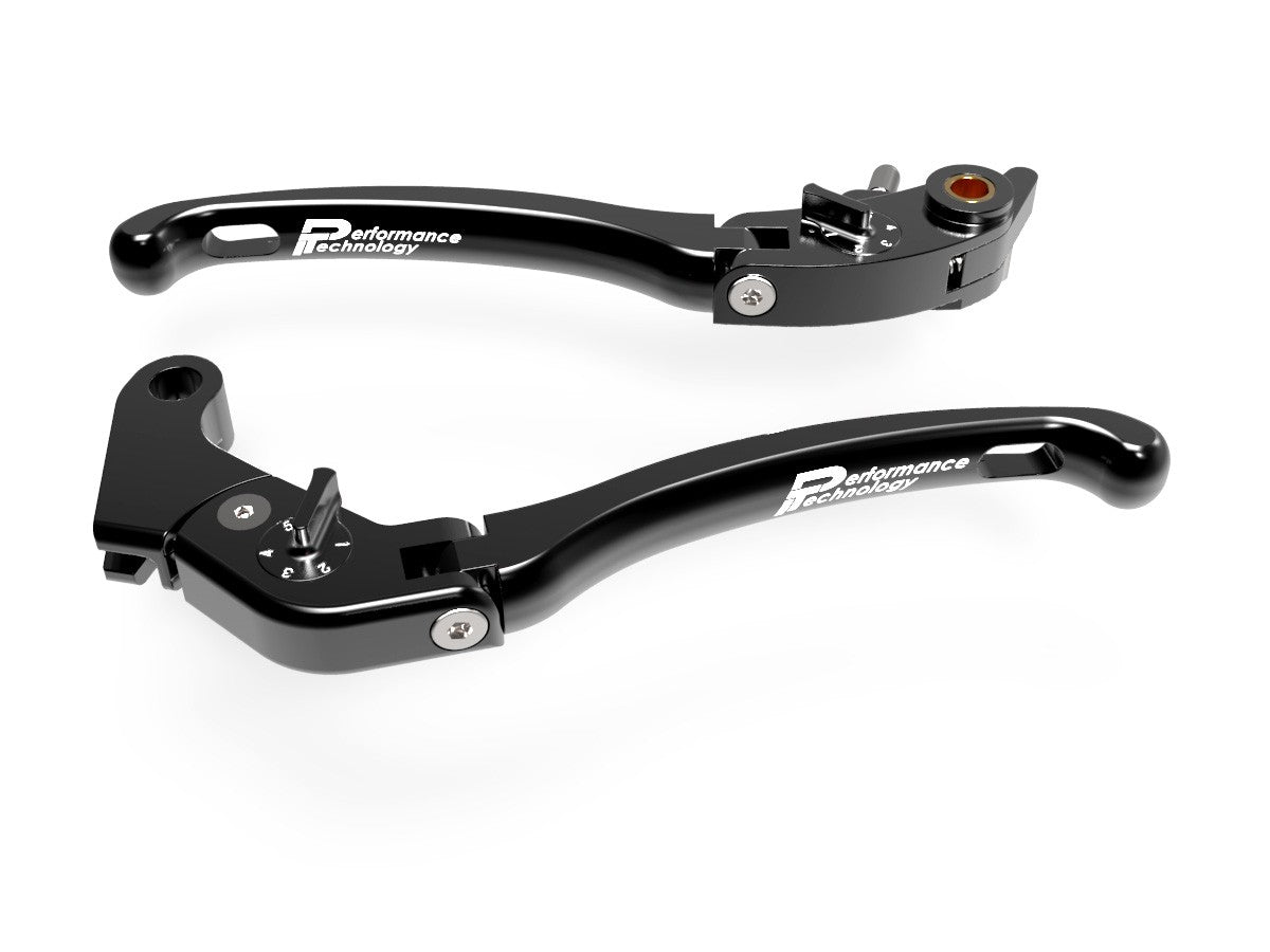 Ducabike DBK LE06 Brake / Clutch Adjustable Levers Eco GP 1 - BLACK-BLACK