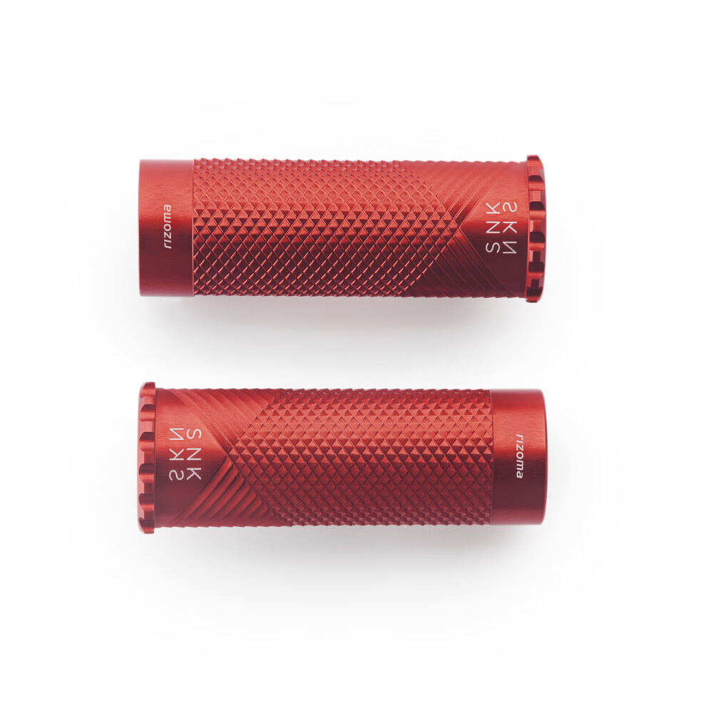 Rizoma Snake Pegs - red / rider-passenger