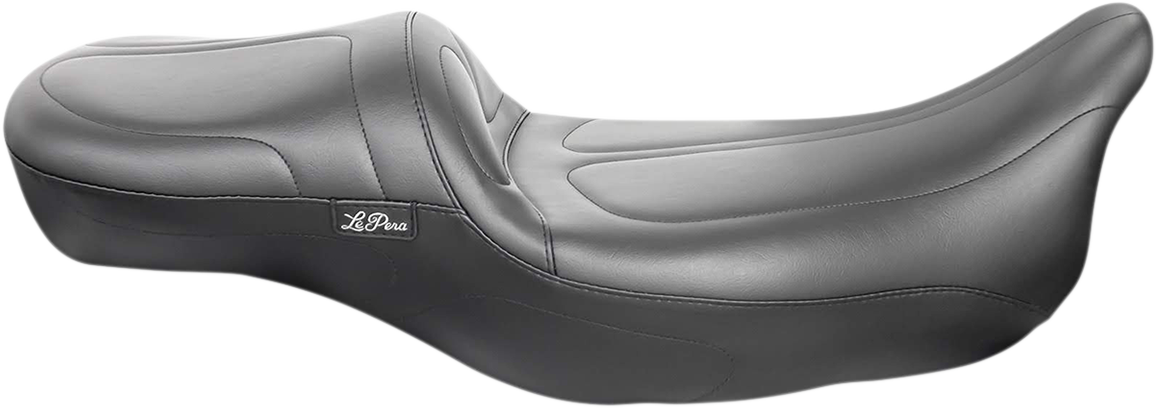 Le Pera Maverick Daddy Long Legs Seat - Black - Stitched - FL '08-'23