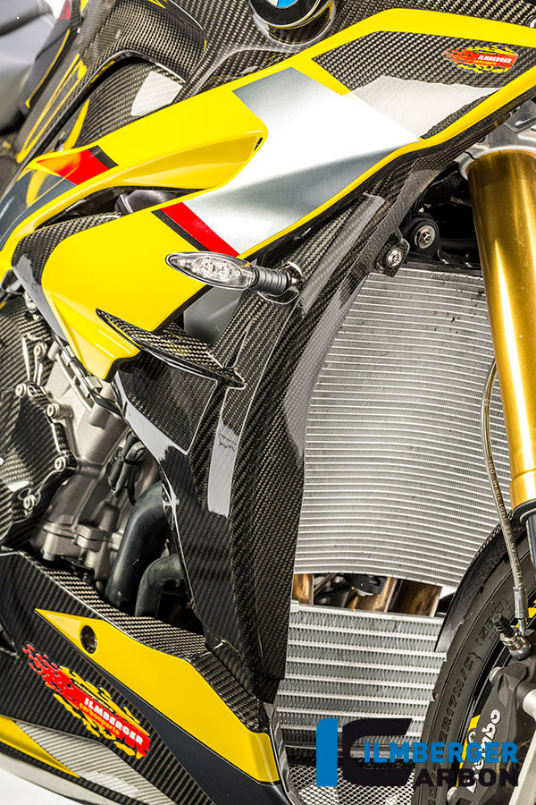 Ilmberger Carbon Radiator Cover Incl Batch Holder (Right Side) - BMW S 1000 XR MY 2015-2019