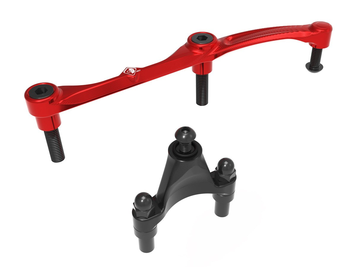 Ducabike DBK Steering Damper Bracket Ducati Streetfighter / Monster V2 2025 - Red