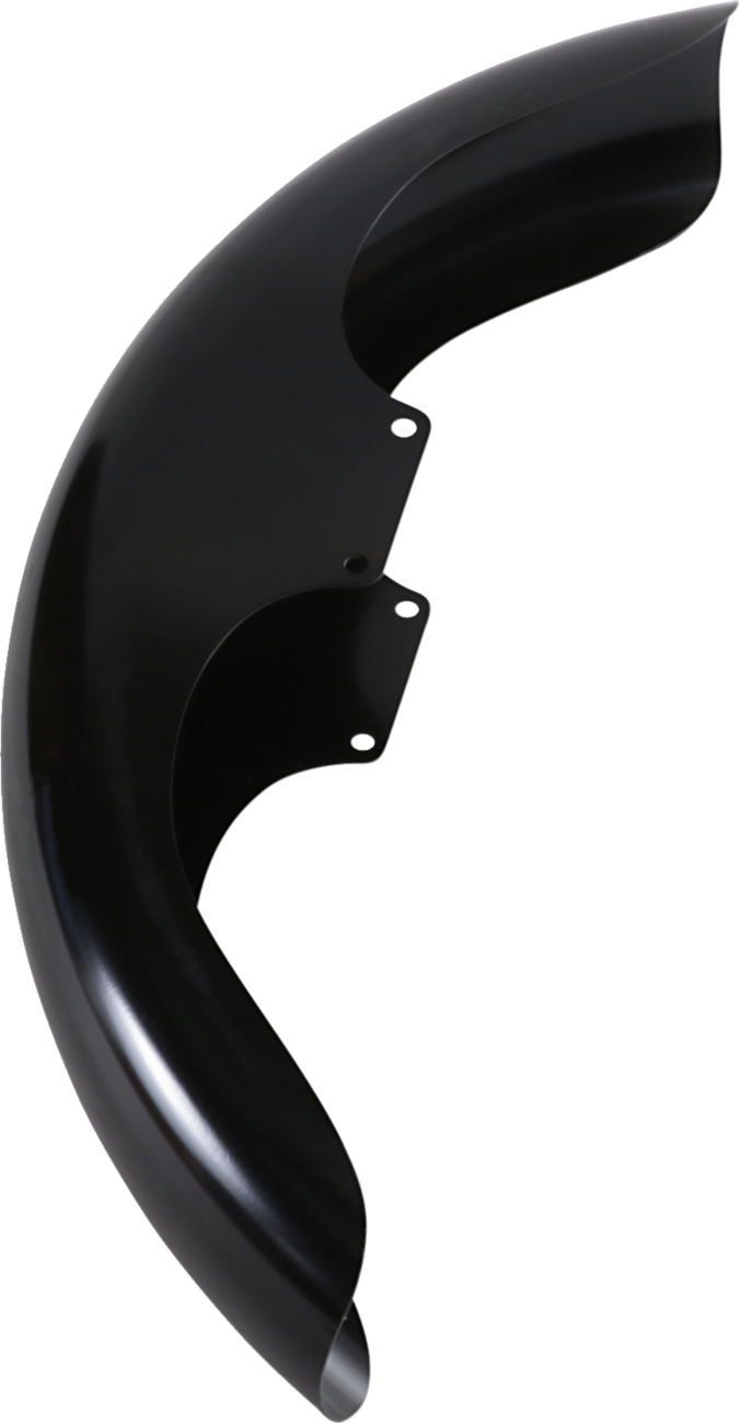 Klock Werks Klub Front Fender - Black - 19" - HD Dyna/FXR/Sportster