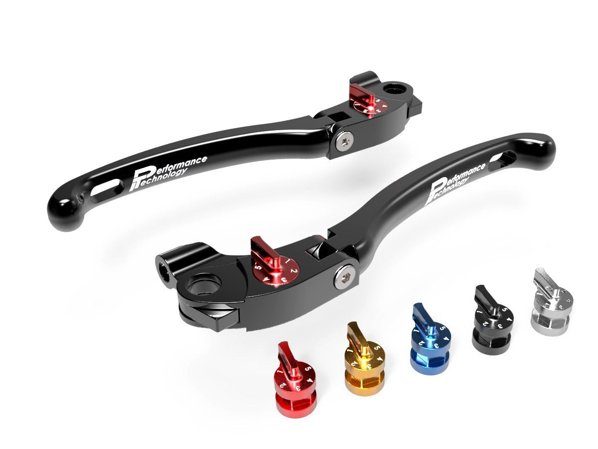 Ducabike DBK LE03 Brake / Clutch Adjustable Levers Eco GP 1 - RED