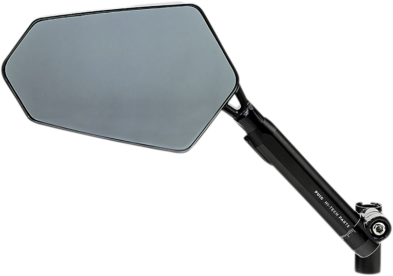 PUIG HI-Tech Parts Mirror - Explorer - Side View - Left - Diamond - Black