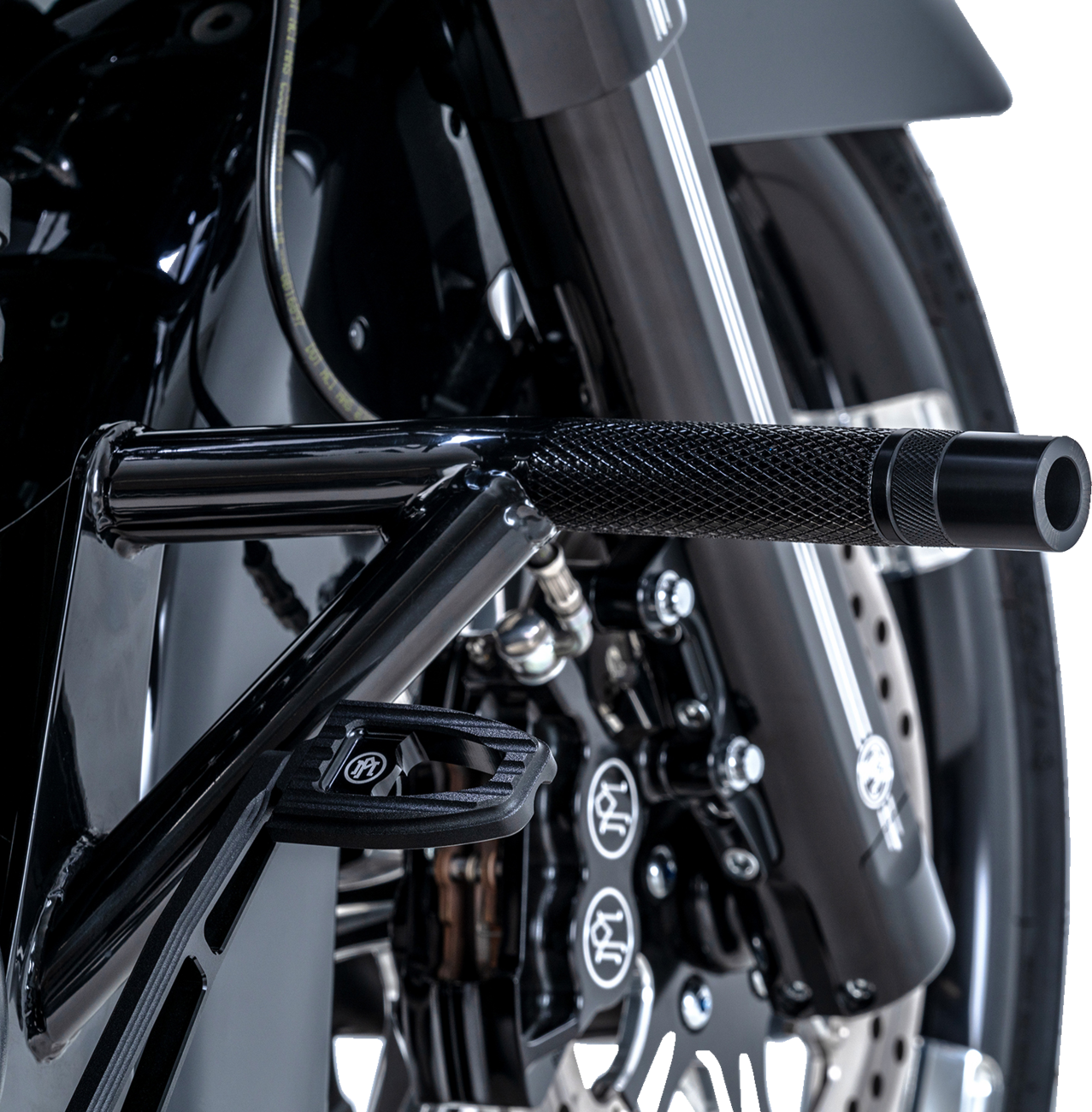 Burly Brand Front Brawler Kit - Black - HD Touring